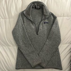 Patagonia, Small, Quarter Zip, Gray
